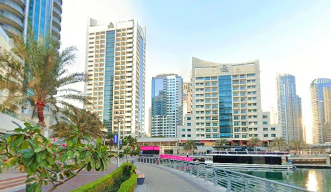 Full Sea View With Balcony - Studio Apartment - 10 Min To Jbr - Dubái Exterior foto